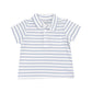 Angel Dear - Boys' French Stripe Polo Shirt And Muslin Short