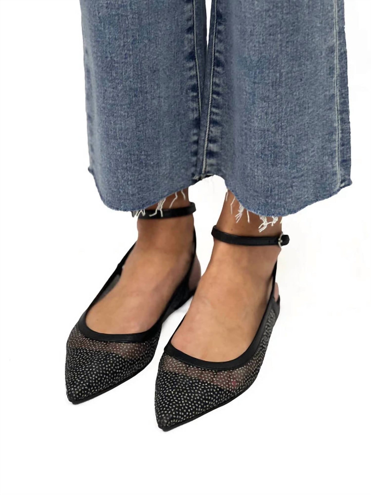 Free People - Women's Sheer Gitter Jules Flat Shoes