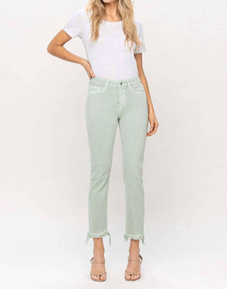 Vervet By Flying Monkey - CROP STRAIGHT JEANS