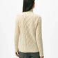 Brooks Brothers - Funnel Neck Aran Llama Blend Sweater