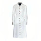 Monique White Coat – Women’s Elegant Long Coat