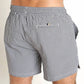 Hugo Boss - Velvetfish Striped Seersucker Swim Trunks