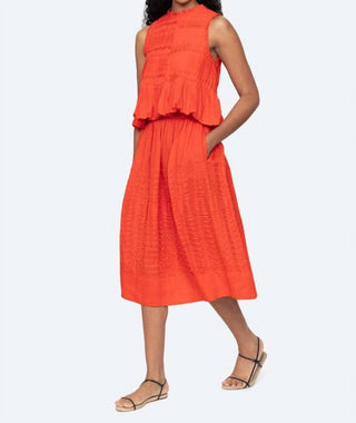 Sea - Zora Pleated Midi Skirt