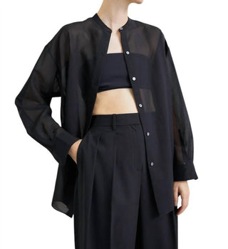 Theory - Bustier Button Down Blouse