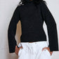 Autumn Cashmere - Split Sleeve Cuffed Sweater With Detachable Snood