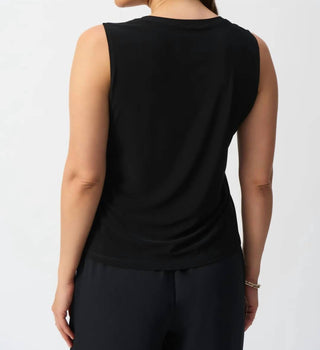 Joseph Ribkoff - Tropical Print Cami & Cover-up Quarter Sleeves Two-piece Set Jacket