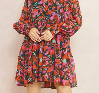 Entro - Floral Print Dress