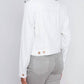 Charlie B - Button Front Linen Jacket
