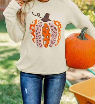 Lily Clothing - Halloween Pumpkin Printing Shirt