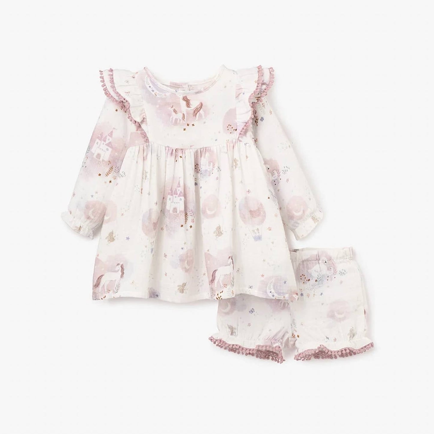 Emerson Sloan - Baby's Fairytail Wonderland Organic Muslin Dress