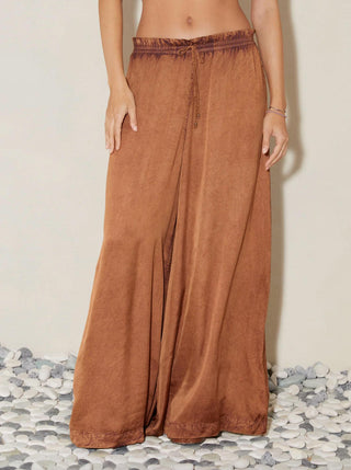 Boteh - Lustre Wide Leg High Waist Pant