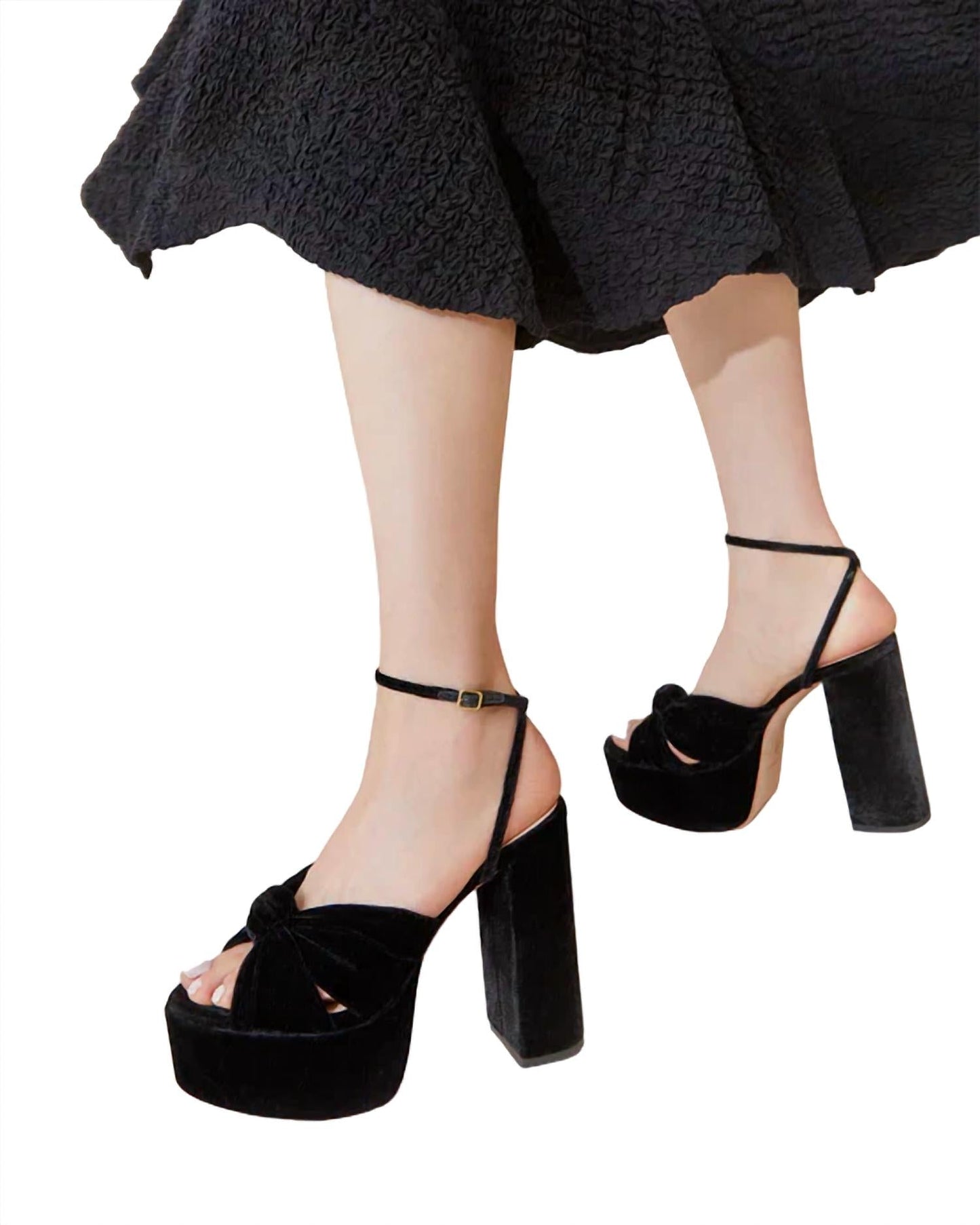 Loeffler Randall - ROZ KNOT PLATFORM SANDAL