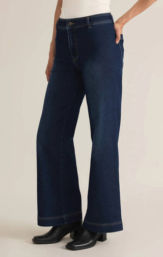 Z Supply - Women's Rilynn Wide Leg Denim Pant