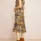 Entro - Ruffled Pocket Printed Dress