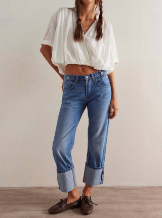 Free People - Slade Slim Selvedge Jeans