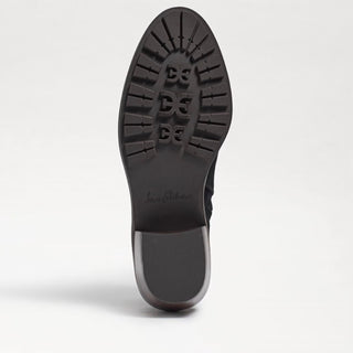 Sam Edelman - Women's Pryce Leather Round Toe Stacked Heel Slip-on Ankle Boots