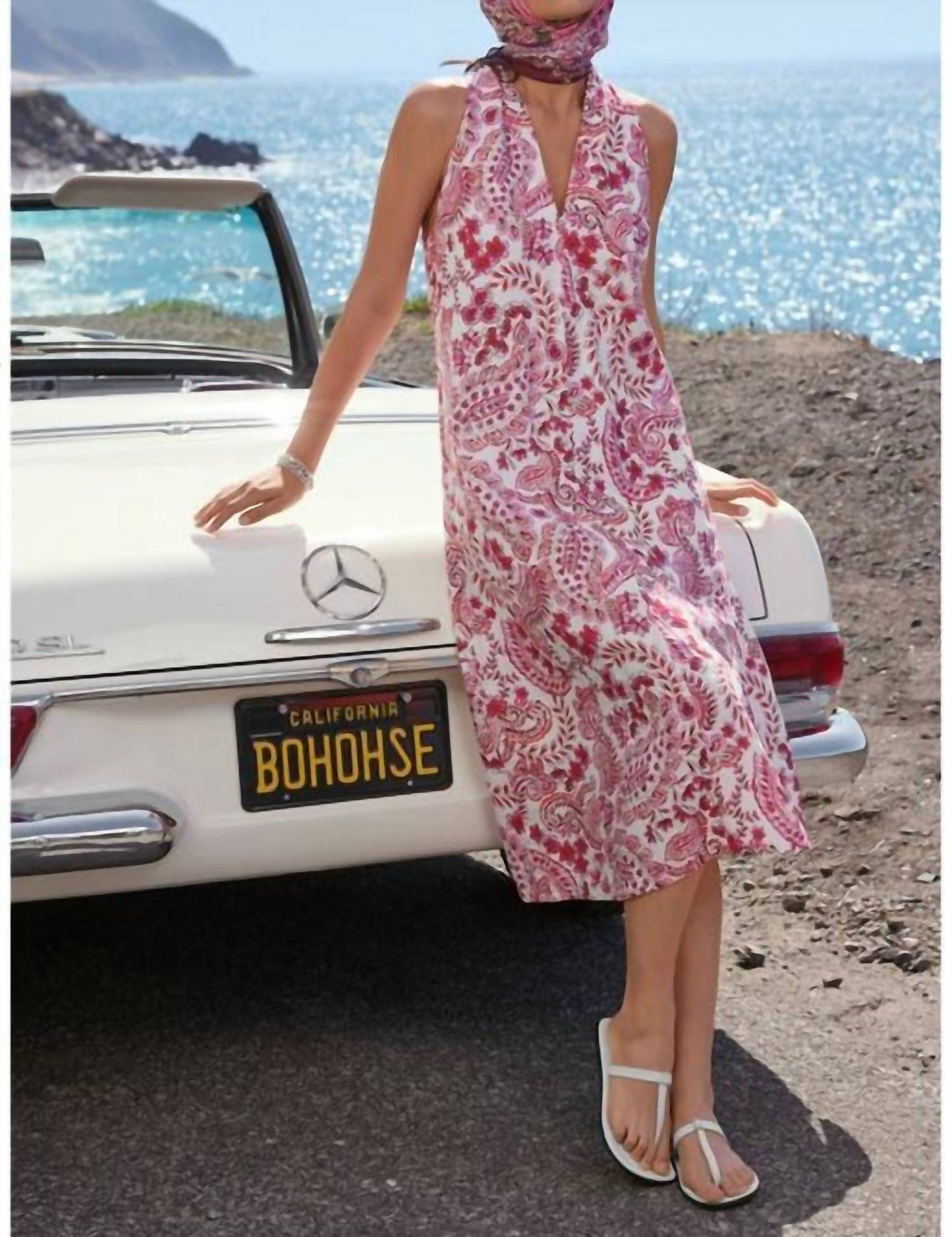 Johnny Was - CRISSCROSS LINEN DRESS