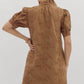 Entro - Graceful Blooms Embroidered Dress