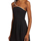 Amanda Uprichard - Dream Diamante Strap Cocktail Dress