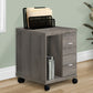 Office File Cabinet Rolling Printer Cart