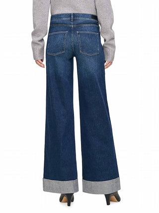 Dl1961 - Women'S - Hepburn Wide Leg Vintage Mid Rise Jeans
