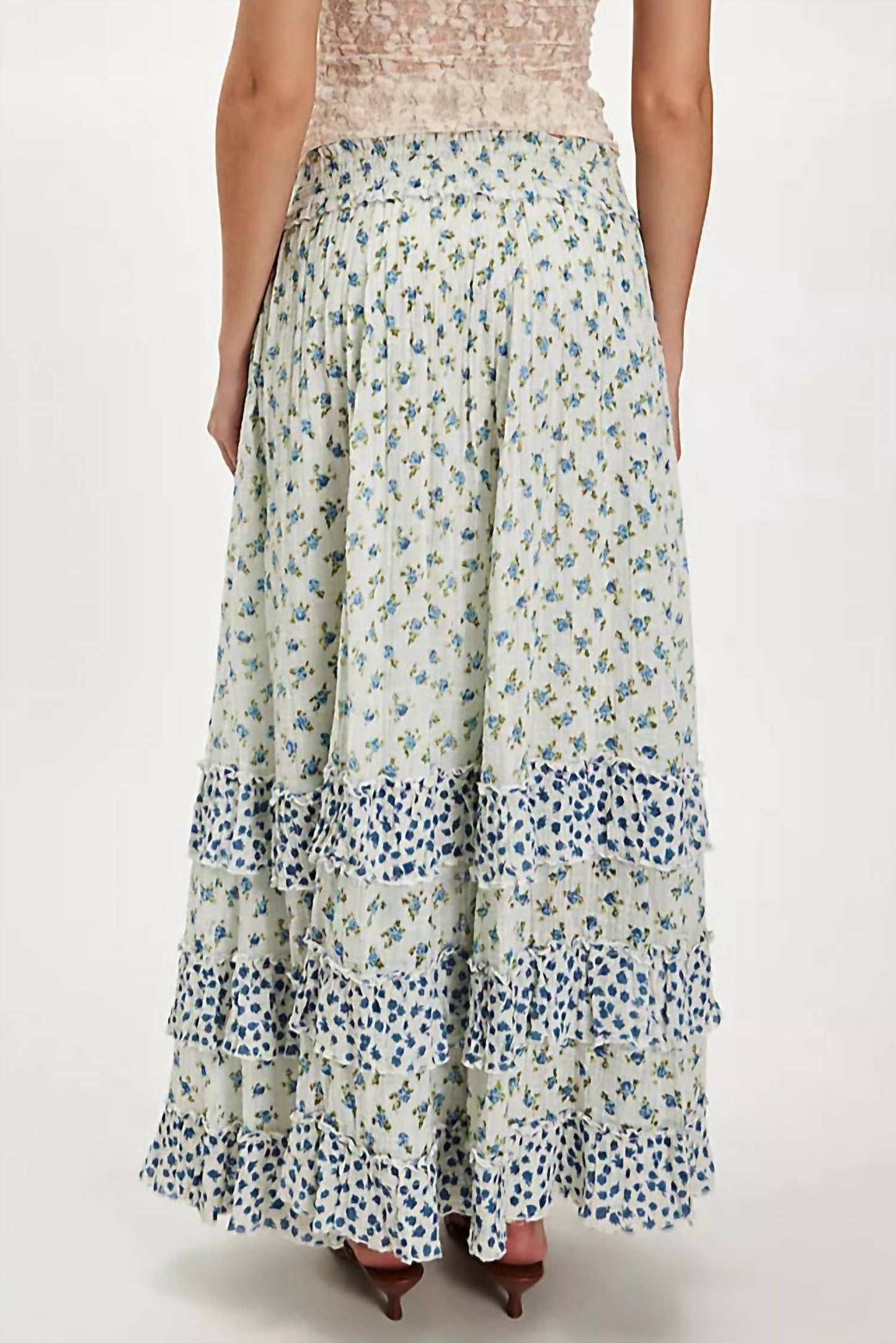 Free People - Brynn Printed Maxi Skirt