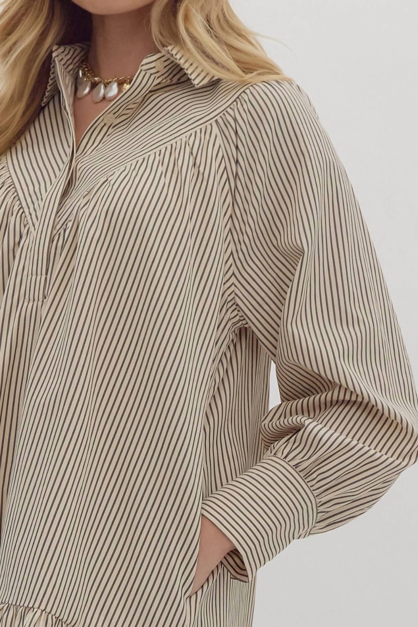 Entro - Don't Hold Back Striped Dress