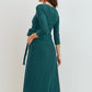 Hello Miz - Floral Faux Wrap Maternity & Nursing Maxi Dress