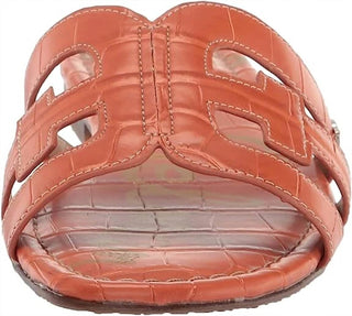 Sam Edelman - Bay Slide Mule Open-toe Slip-on Leather Wide Sandals