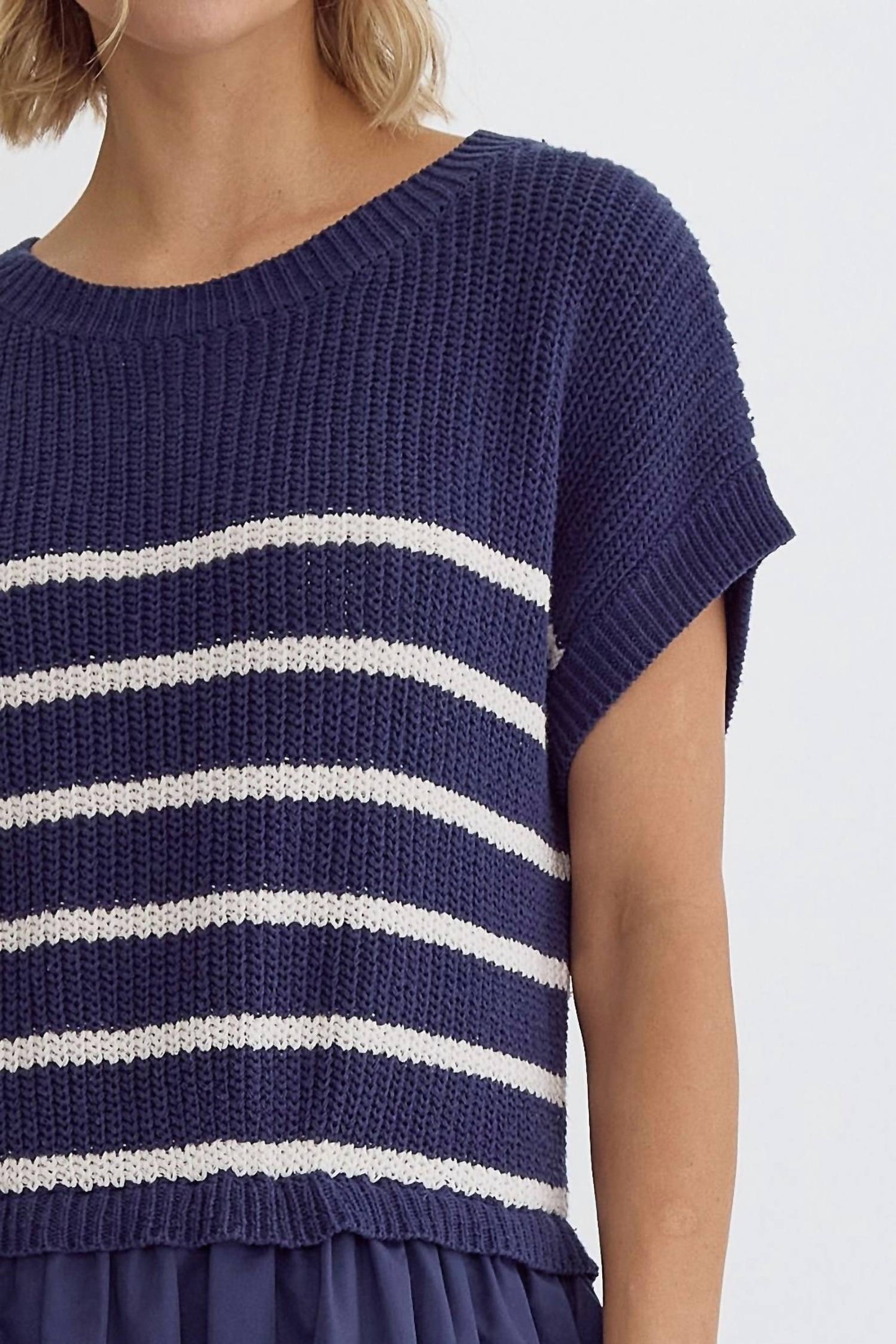 Entro - Striped Layered Dress