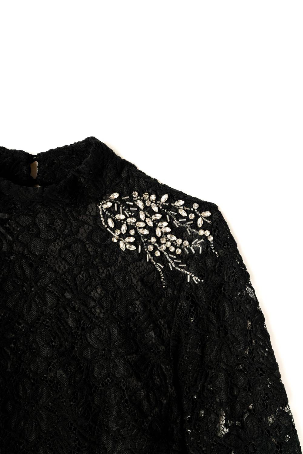 Sasha+Z - Women's Diamante Work Lace Dress