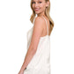 Zenana - Satin Charmuese Cowl Neck Cami