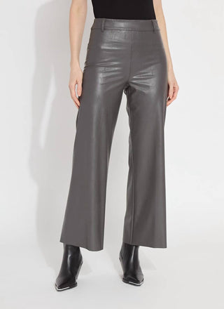 Lysse - Women's Vegan Leather Wide Leg