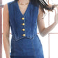 2.7 August Apparel - Denim Vest