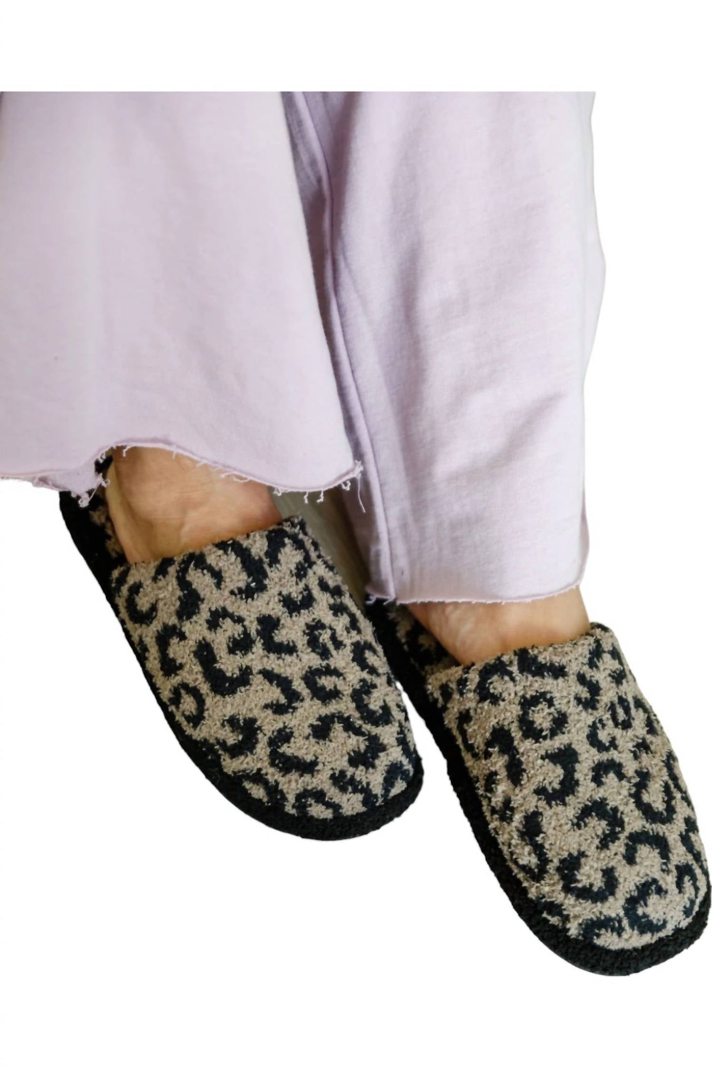 123 Amore - Women's Fuzziest Feet Animal Print Slippers