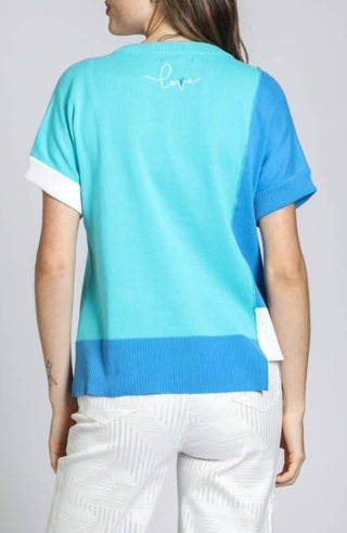 Apny - Women's Color Block Sweater