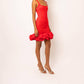Amylynn - Corsage Hem Mini Dress