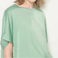 As By Df - Satin Boat Neck Top
