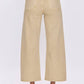 Pistola - Penny Crop High Waist Raw Hem Wide Leg Jeans