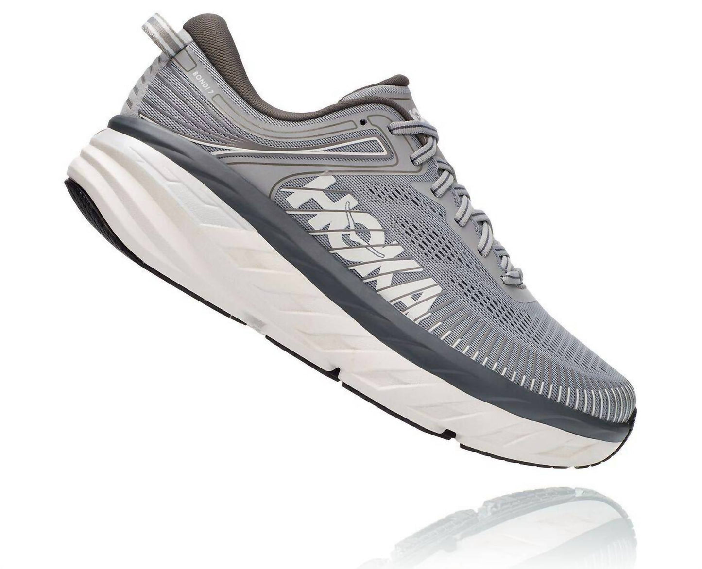 Hoka - Men's Bondi 7 Wild Dove Dark Shadow Shoe