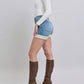 Judy Blue - High Waisted Tummy Control Shearling Cuff Shorts
