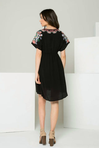Thml - Embroidered Short Dress