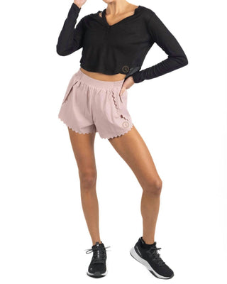 Akalia - Chloe Romantic Scalloped Detailing Shorts
