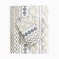 Full/Queen Cotton Printed Duvet Cover Set with Chenille