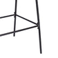 Ladd Outdoor Metal Wicker Barstool Set of 2