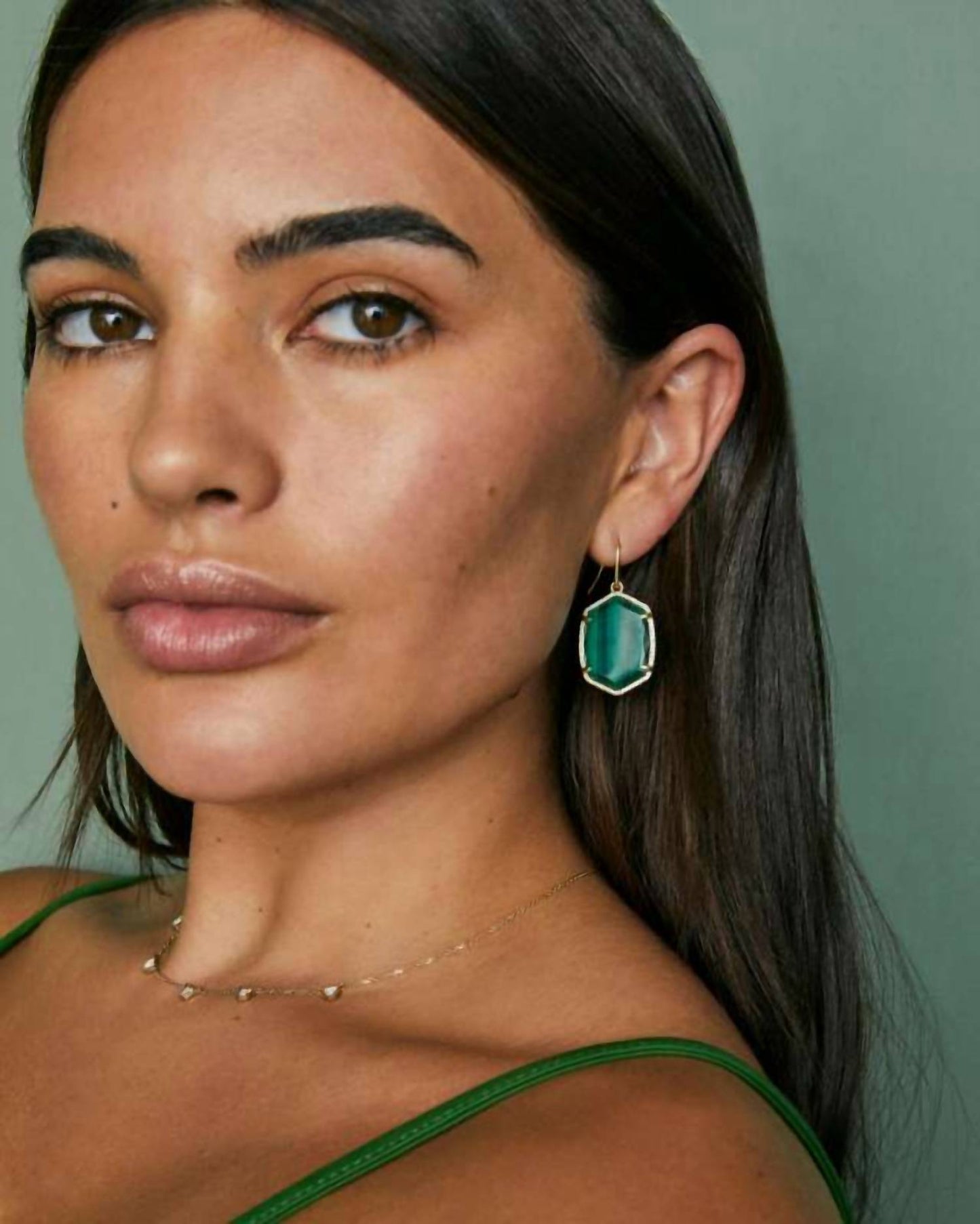 Kendra Scott - Women's Daphne Pave Frame Drop Earrings
