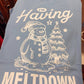 Bella + Canvas - Women's Snowman Meltdown Graphic Tee