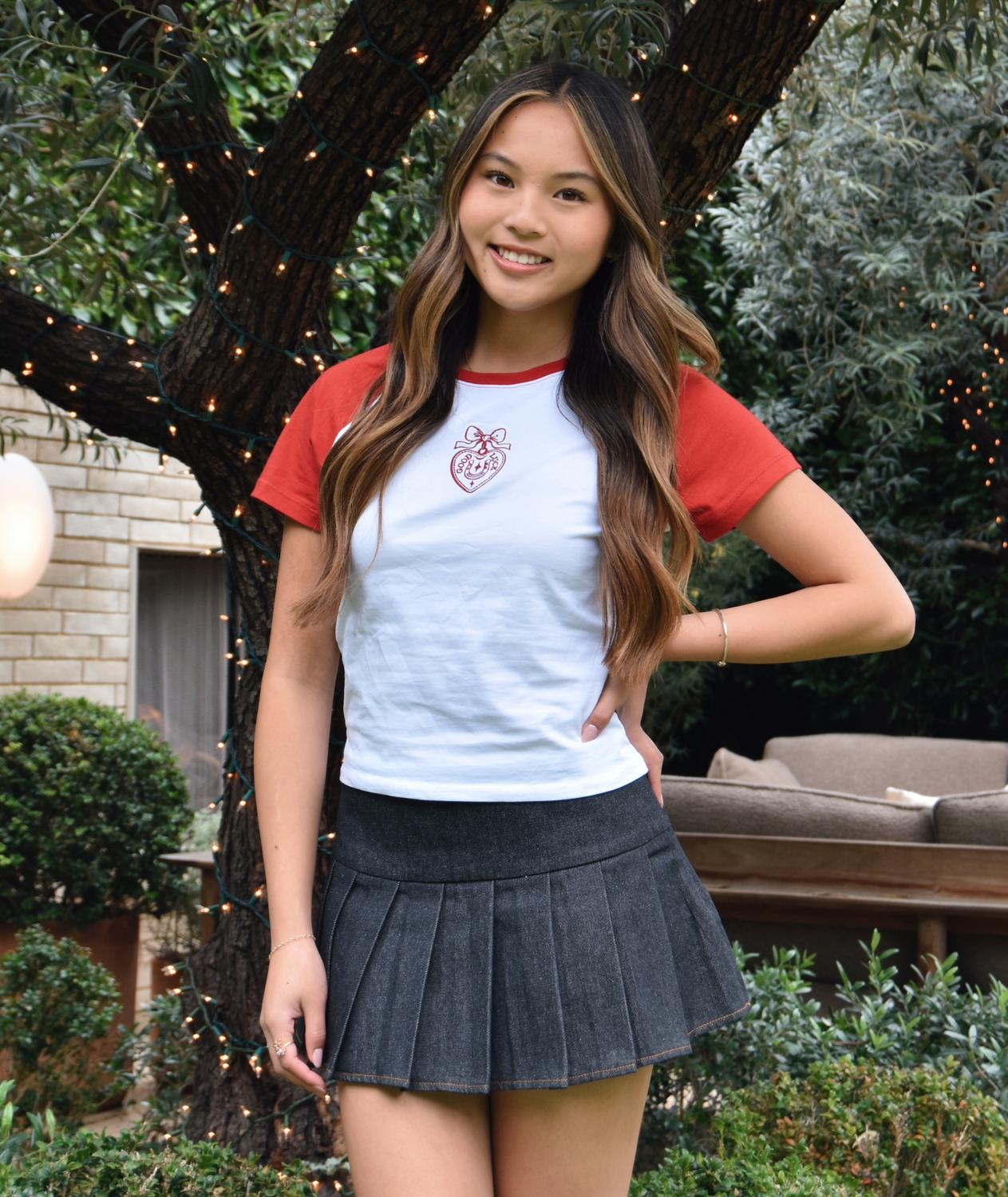 8Apart - Lucky Bow Baseball Tee