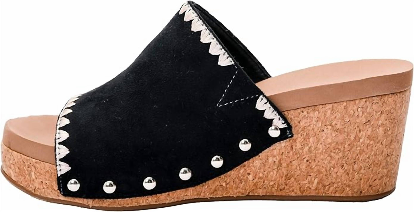 Corkys Footwear - Women's Stitch N Slide Wedge Sandal
