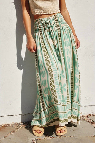 Dress Forum - Smocked Hip Midi Skirt